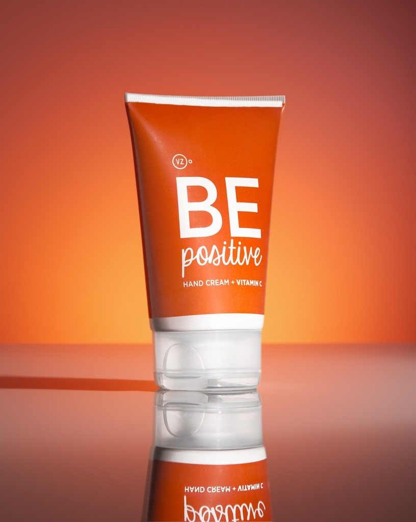Hand cream tube product shot